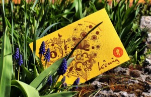 Easter Card King Concept Letterpress